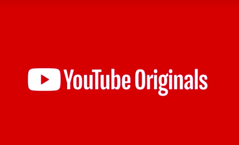YouTube Originalsのトップ画面